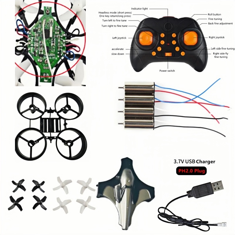 Drone Battery Balance Charger - 完全DIYドローンキット 2.4G 6軸ジャイロ ヘッドレス 3Dロール Eachine