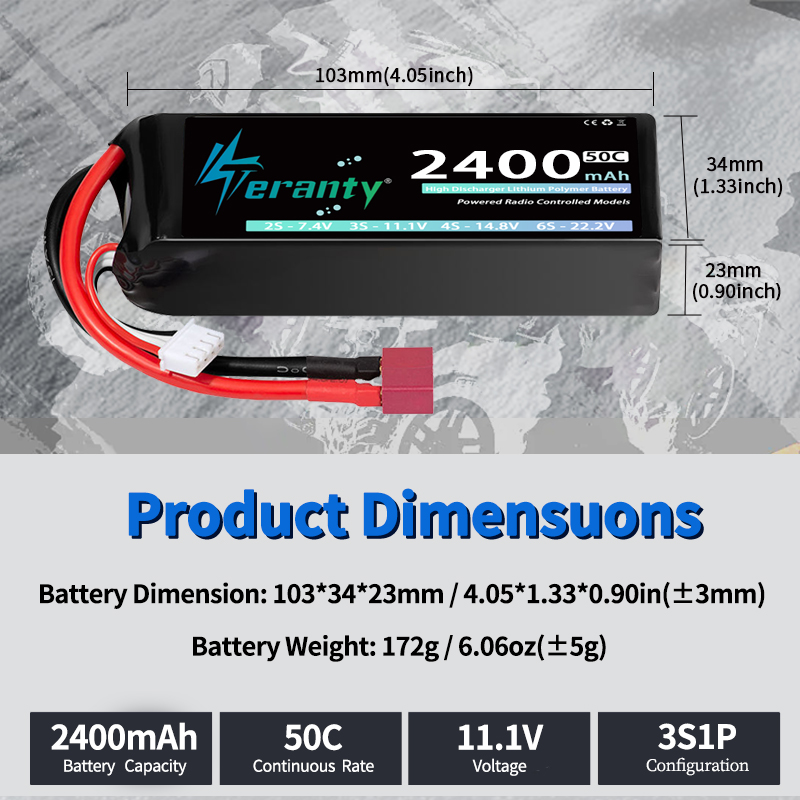 TERANTY 3S 2200/2400/2600mAh リ - Drone Battery 4S のレビューと価格