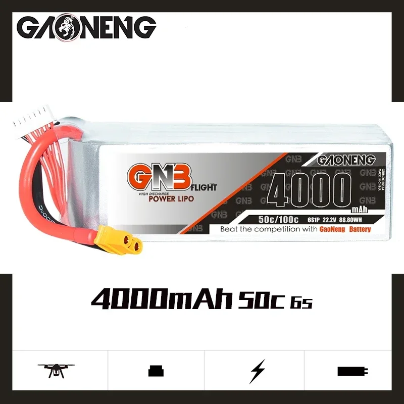 GAONENG GNB 4000mAh 6S 50C 100 - Drone Battery 4S のレビューと価格