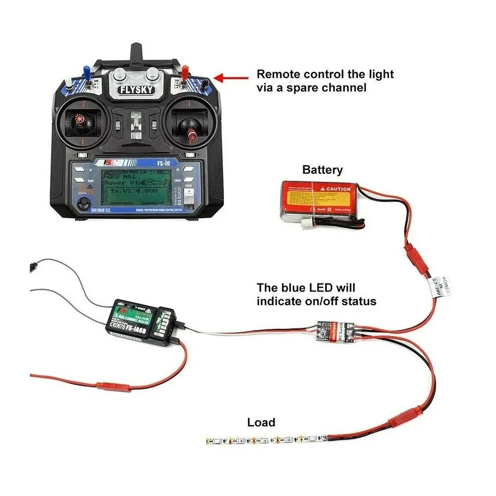 2-20A 高電流リモコン式電子スイッチ、3-30V電圧モジ - Drone Battery High Voltage のレビューと価格