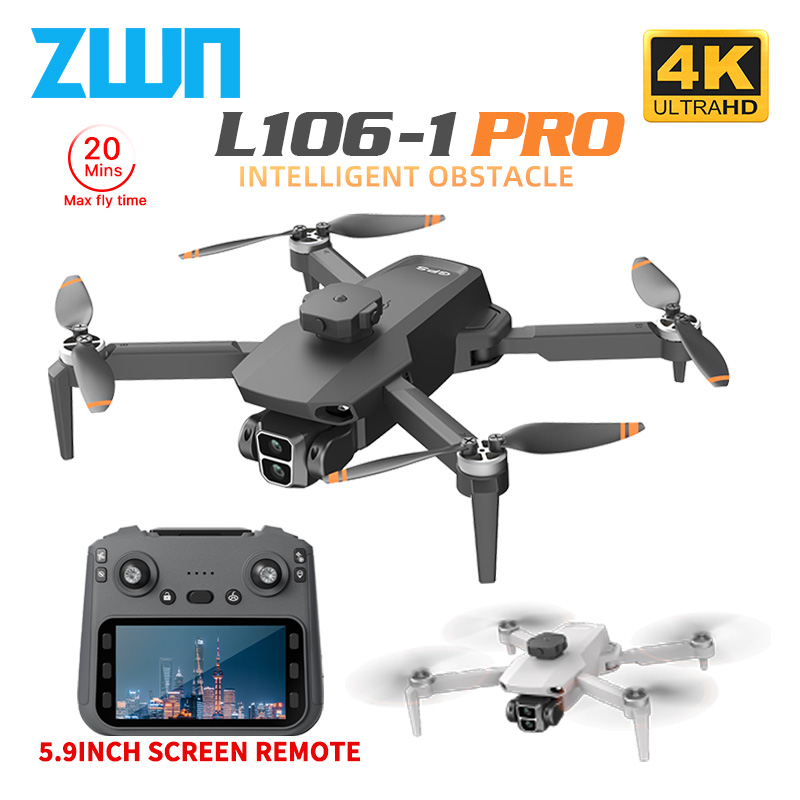 L106-1PRO GPS プロフェッショナルドローン 4K - Drone Battery Case のレビューと価格