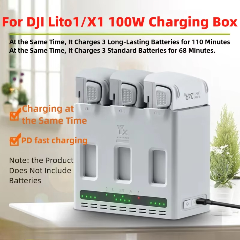 DJI LITO 1/X1 ドローン用バッテリー 100W  - Drone Battery Smart のレビューと価格